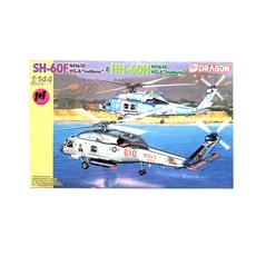 DRAGON 1/144 SH-60F海鷹和HH-60H黑鷹（2機入）塑料模型, 1套