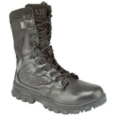5.11TACTICAL Evo 8 英寸防水側拉鍊靴子, 黑色的, 265