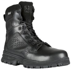 5.11TACTICAL Evo 6 英寸側拉鍊防水靴, 黑色的, 255