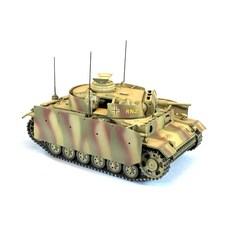 DRAGON DRAGON BD6570 1/35 Pz.Bef.Wg.III Ausf.J w/Schurzen 塑膠模型坦克車, 1個