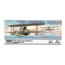 FLYHAWK YX020 1/700 WW2 皇家海軍飛機 2 塑料模型, 1個