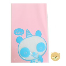 黃氏便當 無黏性美味袋 熊貓 100入 + 熊貼紙 100入, 1套