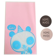 황씨네도시락 비접착 야미봉투 팬더 100p + 스티커 홈메이드 크라 50p + 초코 50p, 1세트