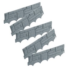 suncast Fieldstone 邊框 FDS10GY, 灰色的