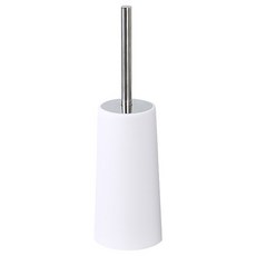 NATURE LIVING 不鏽鋼馬桶刷 含刷座, 白色, 1個