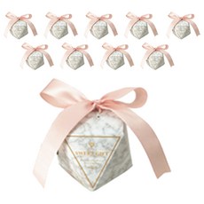 해피트레이딩 다이아 포장상자, 핑크마블, 10개입