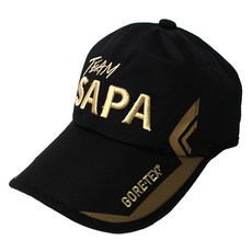 SAPA GORE-TEX 金色鴨舌帽 SSC-007, 黑色 + 金色