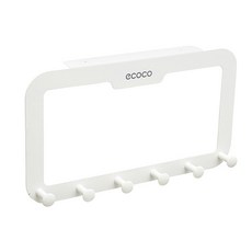ecoco 다용도 문옷걸이, 화이트, 1개