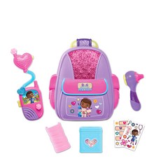 디즈니 닥 맥스터핀스 의사가방 세트 토이호스피탈, 혼합 색상, 1개