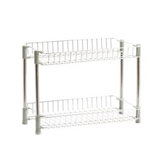 Pinecone 多用途2層方形浴室收納架, 單色, 1個