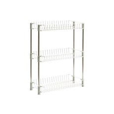 Tres Belle 多用途3層方形浴室收納架, 單色, 1個