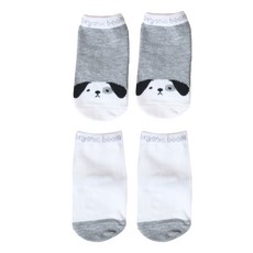 Organic Boom 兒童短襪2入組