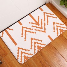 하트와 화살표 일러스트 프린팅 바닥 매트, 08, 1개