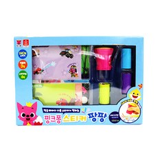 핑크퐁 스티커 팡팡, 블루, 1개