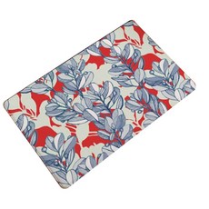 Happy Pop Vivid Pore 廚房浴室地墊, 紅色花園