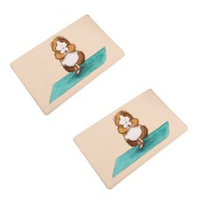 Happy Pop Battling 廚房浴室腳踏墊 2入, 粉紅滾輪, 2個