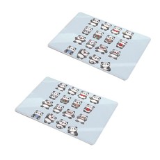 Happy Pop 熊貓故事 廚房浴室地墊 2入, 佩托里