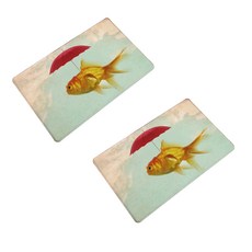 Happy Pop 藝術家廚房浴室地墊 2入, 雨傘, 2個