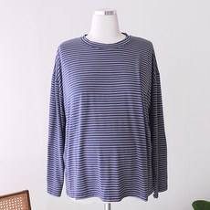이얀 임산부 잔단가라 라운드티