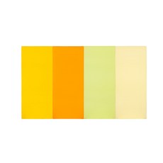 퍼니존 퍼니테라피 유아폴더매트 엘로우비비드시리즈5, 옐로우 + 오렌지 + 피스타치오 + 아이보리