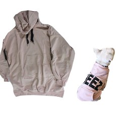GYAPET S&H HEEZ 狗主人+狗狗情侶帽衫, 粉色的
