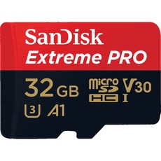 SanDisk 晟碟 Extreme Pro microSD記憶卡 SDSQXCG, 32GB