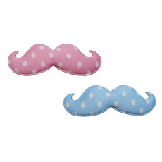 Schwebe 小鬍子領結圓點衣夾 + 繩子套組 2p