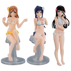 BANDAI 萬代 Love Live!泳裝模型 國木田花丸+松浦果南+黑澤黛雅, 1套