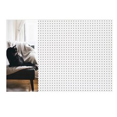 검은고양이 인테리어 타공판 60 x 90 cm, 1개, 좌WHITE