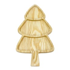 엘앤엘 트리 모양 우드 접시 18 x 32 x 1.7 cm, 1개