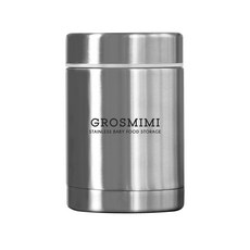 Grosmimi 不銹鋼保溫壺 300ml, 銀色, 1入