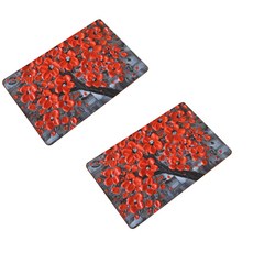 Sweet Living Happy Pop 橘子樹防滑廚房地墊, 混合顏色, 1個