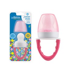 닥터브라운 실리콘 아기 과즙망, 핑크, 1개