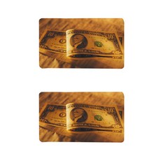 스윗리빙 해피팝 머니 미끄럼방지 주방발매트, 십달러