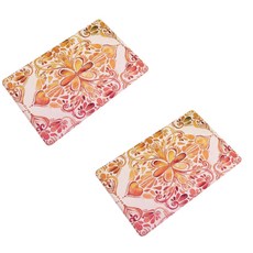 Sweet Living Happy Pop 印度獨特圖案防滑廚房地墊, 混合顏色, 1個