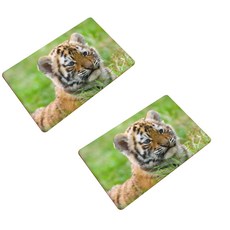 Sweet Living Happy Pop 野生老虎防滑廚房地墊, 可愛老虎, 1個