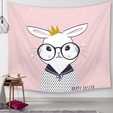 THE ZAKKA 兒童房兔子室內裝飾布, Y394LHLL140