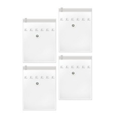 WHITE RABBIT 可掛式壓縮收納袋, 1件, 4個