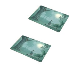 Haepi Pop 奇幻動物防滑廚房地墊, 月光森林, 1個