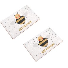 Sweet Living Happy Pop 昆蟲動物防滑廚房地墊, 混合顏色, 1個