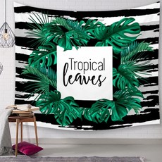 THE ZAKKA 深色熱帶風室內裝飾布, Y394LHLL229