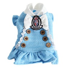 ZEZEPET Winter School 寵物連身裙, Y203PDFC096