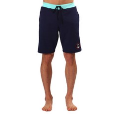 TheSirup 男款 Elba 四分海灘短褲, 海軍藍
