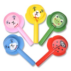 木鈴木質動物配對玩具 5種組, 隨機發貨