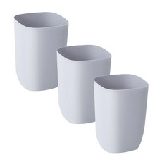 aryko 簡約素色垃圾桶 3入, 灰色