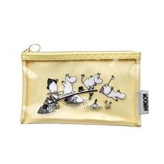 무민 펜파우치 클리어 V2, 옐로우, 본상품색상및수량선택, 기본제품구매