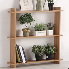 ArAmA 組合式花盆置物收納架, 橡木, 3段