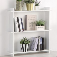 ArAmA 組合式花盆置物收納架, 白色, 3層