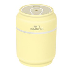 RUITE 瓶罐造型迷你加濕器, RT-CH107(黃色), 黃色