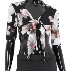 Etro H大花Bolleotop BDB-401, 黑色的